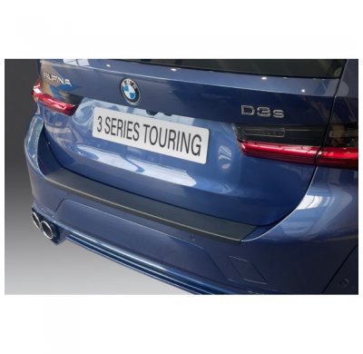 Protector de parachoques trasero ABS apto para BMW Serie 3 G21 Touring 'M' Sport Facelift 2023- Negro