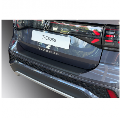 Protector de parachoques trasero ABS para Volkswagen T-Cross Facelift 2024- Negro
