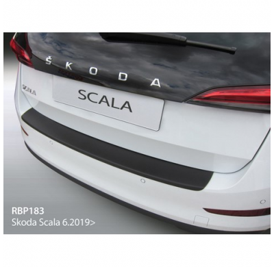 Abs Protector De Parachoques Trasero Skoda Scala 2019- Negro