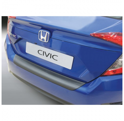 Abs Protector De Parachoques Trasero Honda Civic X Sedán Se/Ex 5/2017- Negro