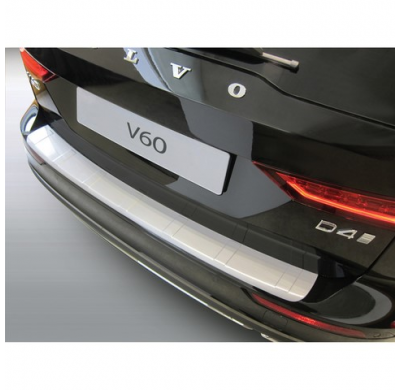 Rgm Protector De Paragolpes Trasero Abs Volvo V60 Ii 2018- Black 'Ribbed'