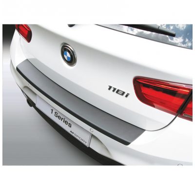 Protector de parachoques trasero ABS apto para BMW Serie 1 F20/F21 3/5 puertas 'M-Sport' 2015-2019 Negro brillante RGM