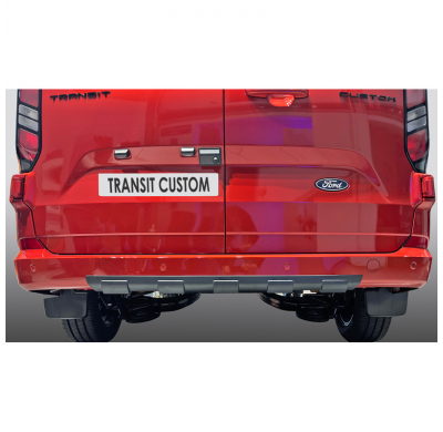 RGM Faldón de parachoques trasero 'Skid-Plate' apto para Ford Transit Custom / Tourneo Custom 2023- Negro (ABS)