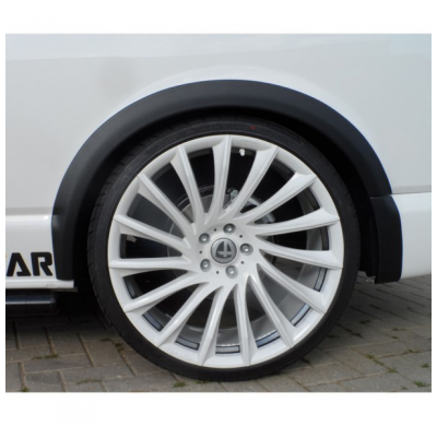 Rgm Abs Juego Completo Pasos Rueda Transporter T5 2003-2015 Short Wheel Base - Puerta Corredera Lado Derecho - Negro 10 Unidades