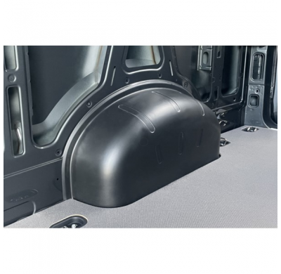 RGM Juego de cubrepasos de rueda interior apto para Volkswagen Crafter 2016- & MAN TGE 2017- Negro