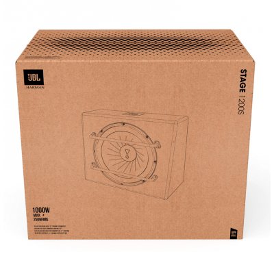 Subwoofer pasivo (boombox) JBL Stage 1200S de 12'' en estuche