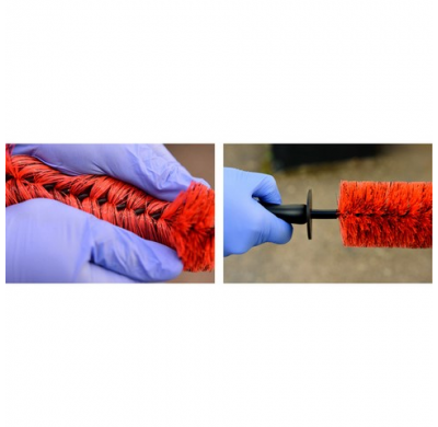 Cepillo Para Ruedas Con Revestimiento Antiarañazos