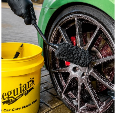 Cepillo De Ruedas Angular Meguiars Supreme (Microfibra)