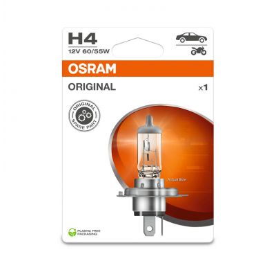 Bombilla halógena original Osram - H4 - 12V/60-55W - pieza única