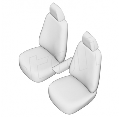 New York Design Fundas de asiento de cuero artificial 1+1 especifica para Renault Kangoo 2008-2015/Mercedes Citan 2012-/Nissan N