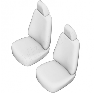 New York Design Fundas de asiento de cuero artificial 1+1 especifica para Volkswagen Caddy III Box 2004-2015