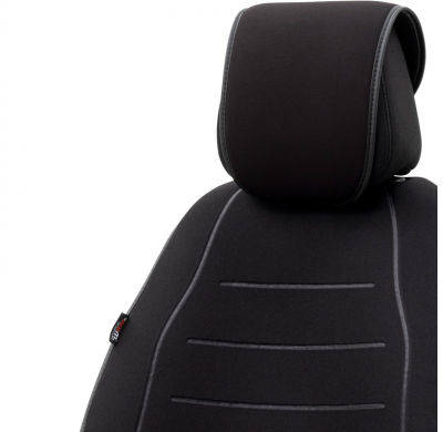 Funda Protectora Asiento Universal 'Active-Line' Tela Negra - Pieza Única