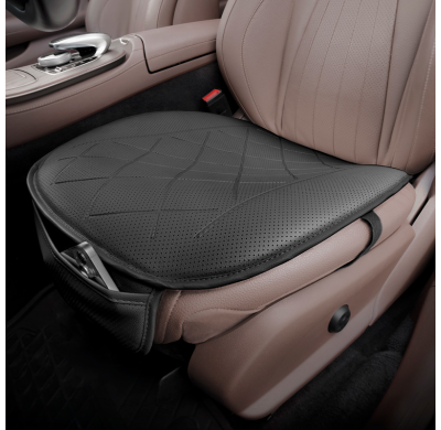 Cojín de asiento universal 'Bottom' Cuero negro - pieza única