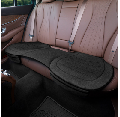 Cojín de asiento universal 'Trasero' Lino negro - pieza única