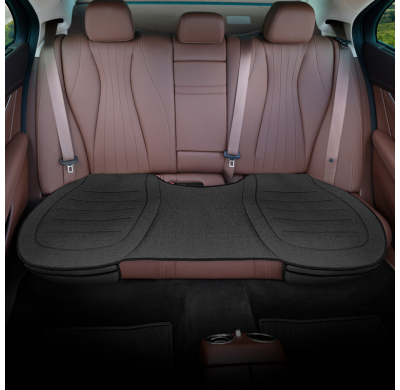 Cojín de asiento universal 'Trasero' Lino negro - pieza única
