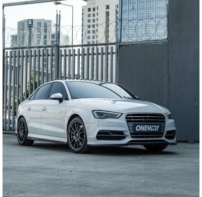 Kit de carrocería completo Oneway compatible con Audi S3 8V Sedán 2013-2016 - Negro brillante Oneway