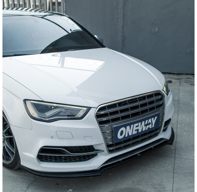 Kit de carrocería completo Oneway compatible con Audi S3 8V Sedán 2013-2016 - Negro brillante Oneway