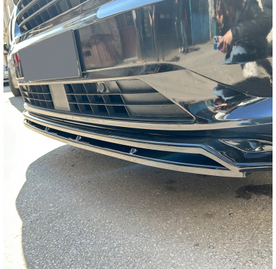 Alerón delantero Oneway compatible con Volkswagen Transporter T7 2024- - Negro brillante - Versión 2