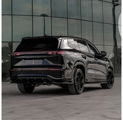 Difusor trasero unidireccional compatible con Volkswagen Tayron (R41) 2024- - Negro brillante Oneway