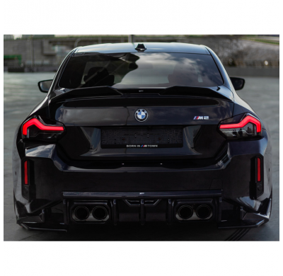 Alerón de maletero unidireccional para BMW M2 G87 Coupé 2023- - Negro brillante