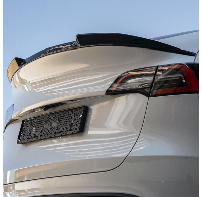 Alerón trasero unidireccional compatible con Tesla Model Y 2019-2025 - Negro brillante Oneway