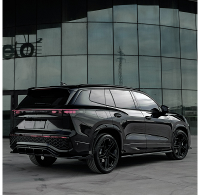 Alerón de techo unidireccional (tapa) compatible con Volkswagen Tayron (R41) 2024- - Negro brillante Oneway