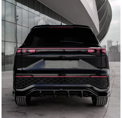 Alerón de techo unidireccional (tapa) compatible con Volkswagen Tayron (R41) 2024- - Negro brillante Oneway