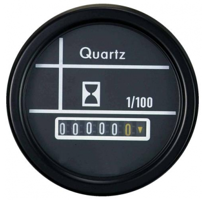 Reloj Fondo Negro Cuenta Horas 52mm