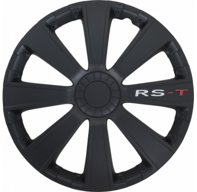 Juego De Tapacubos Silverstone Pro 13-Pulgadas Negro Autostyle