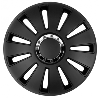 Juego De Tapacubos Silverstone Pro 15-Pulgadas Negro Autostyle