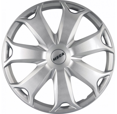Juego De Tapacubos Mega 16-Pulgadas Silver Autostyle