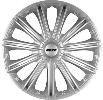 Juego De Tapacubos Nero 16-Pulgadas Silver Autostyle