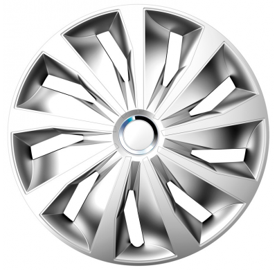 Juego De Tapacubos Grip Pro 15-Pulgadas Silver Autostyle