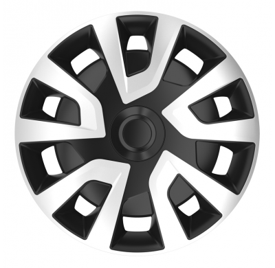 Juego De Cubiertas De Rueda Revo-Van 16 Pulgadas Plata/Negro (Esférico)