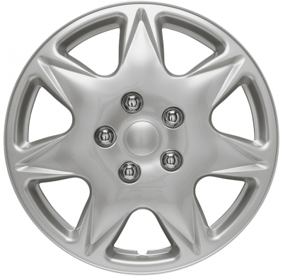 Juego De Tapacubos California 17-Pulgadas Silver Autostyle