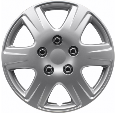 Juego De Tapacubos Louisiana 15-Pulgadas Silver Autostyle