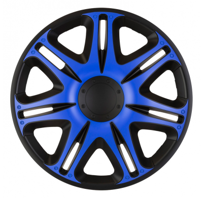 Juego De Tapacubos J-Tec Cubre El Nascar 13 Pulgadas Negro/Azul