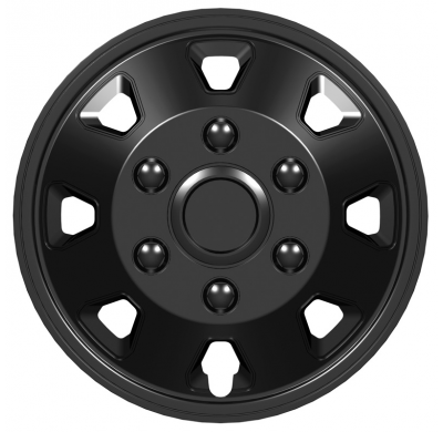 Juego Tapacubos Utah Ii 16 Pulgadas Negro (Esférico)