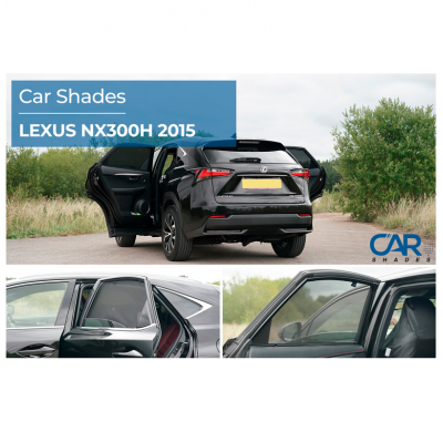 Juego de cortinillas para coche (puertas laterales traseras) compatibles con Lexus NX 2014-2021 (2 piezas)