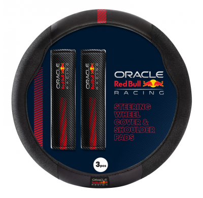 Red Bull Oracle Funda universal para volante + hombreras - Tipo 001 - Negro/Rojo