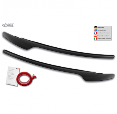 Pestañas de faros adecuados para Audi A4 (B8) Sedan/Avant Facelift 2011-2015 (ABS)