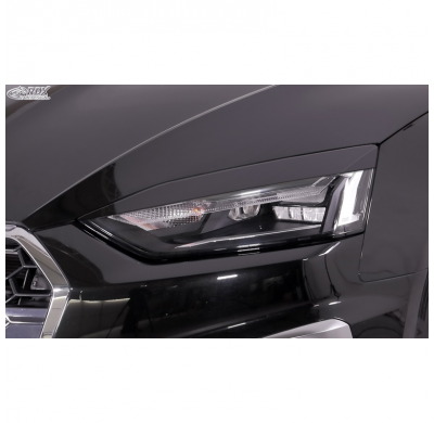 Spoilers de faros delanteros para Audi A5 (F5) 2016-2020 y Facelift 2020- (solo faros LED, no para Matrix-LED) (ABS)
