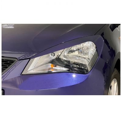 Pestañas de faros aptos para Seat Mii 2011- (ABS)