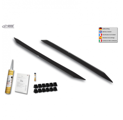 Faldones laterales RDX Racedesign compatibles con Volkswagen Taigo (CS1) 2021 - 'Slim' (ABS)