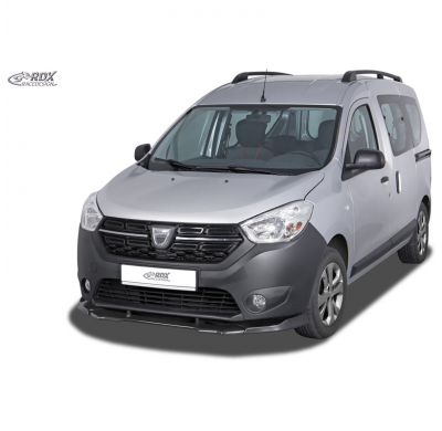 Spoiler delantero RDX Racedesign Vario-X compatible con Dacia Dokker 2012-2021 y Lodgy 2012-2022 'V2' (PU)