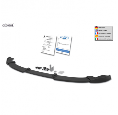 Alerón delantero RDX Racedesign Vario-X compatible con Volkswagen ID.Buzz (incl. Cargo) 2022- (PU)