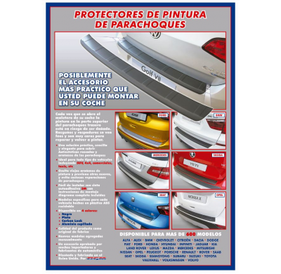 Protector Paragolpes Trasero Abs Skoda Octavia Iv 5 Puertas 2013-