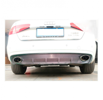 Autostyle Faldón De Parachoques Trasero Apto Para El Audi A4 Sedán 2012-2015 Excl. Línea S 'Rs-Look' (Pp) Incl. Silenciadores De