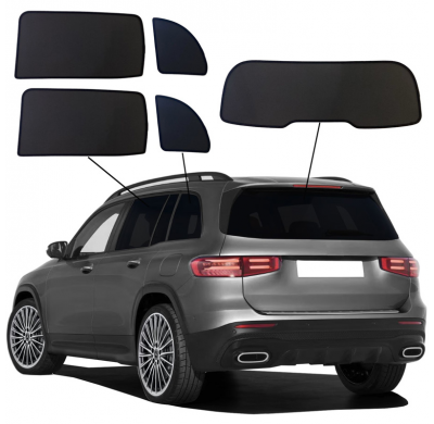 Juego de cortinillas SunClip valido para Mercedes GLB (X247) 2019- y EQB 2021-
