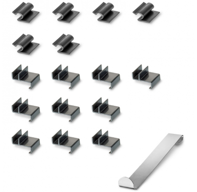 Juego de cortinillas Sunclip apto para Mercedes Clase V W447 (distancia entre ejes larga) 2014-2024 sin ventanas emergentes